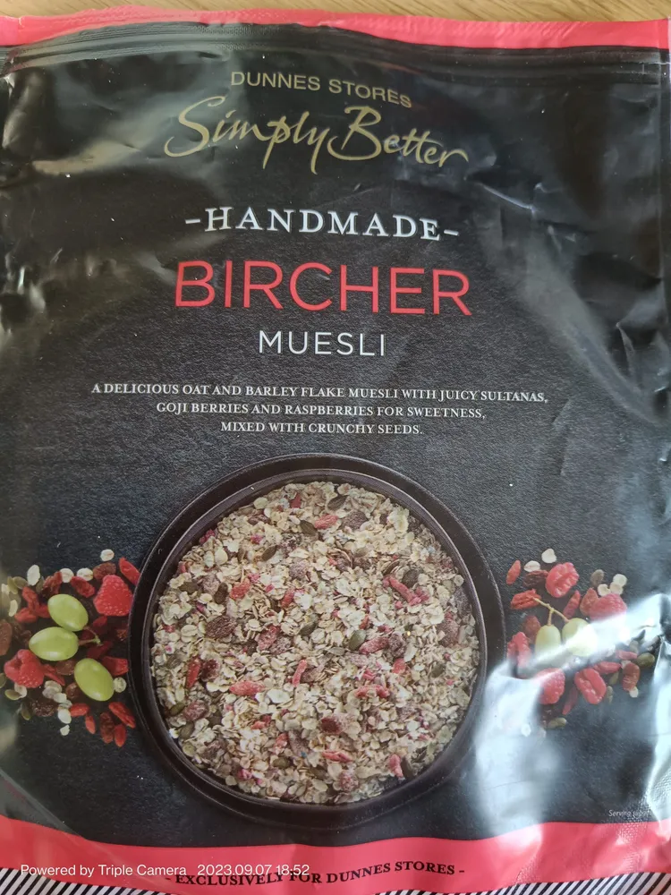 simply better handmade Bircher muesli