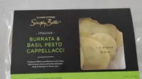 Burrata and Basil Pesto Cappellacci