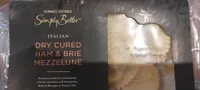 Simply better dry cured ham & brie mezzelune