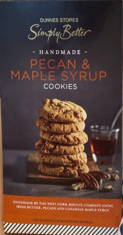 Pecan & Maple Syrup Cookies