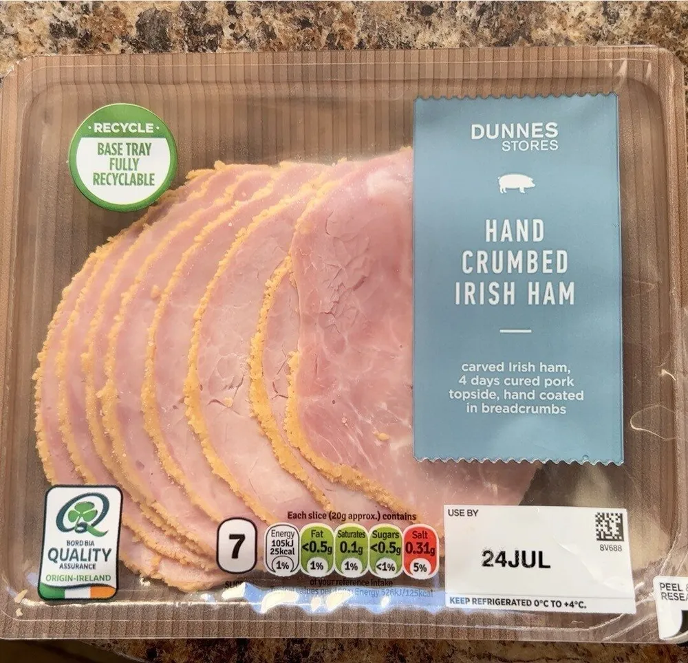 Hand crumbed Irish bam