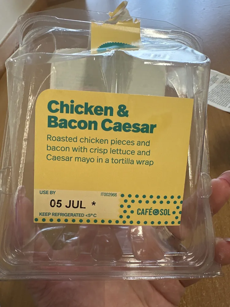 Chicken bacon caesar