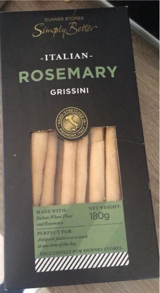 Itialian rosemary grissini