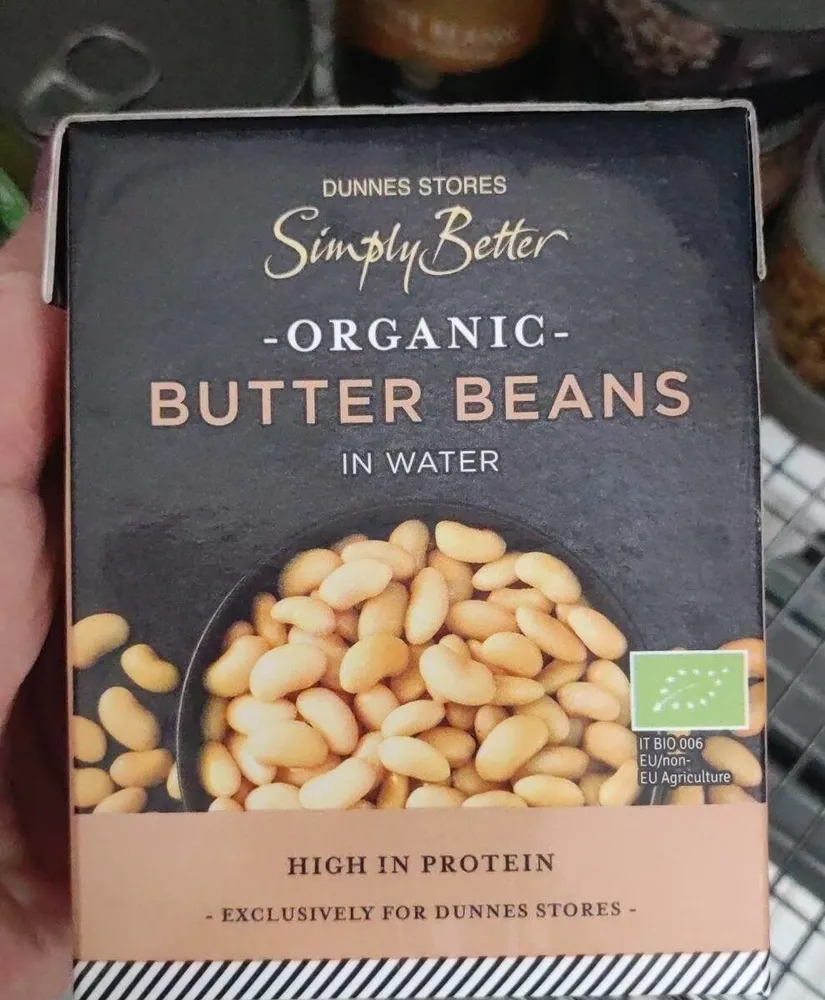 Organic butter beans