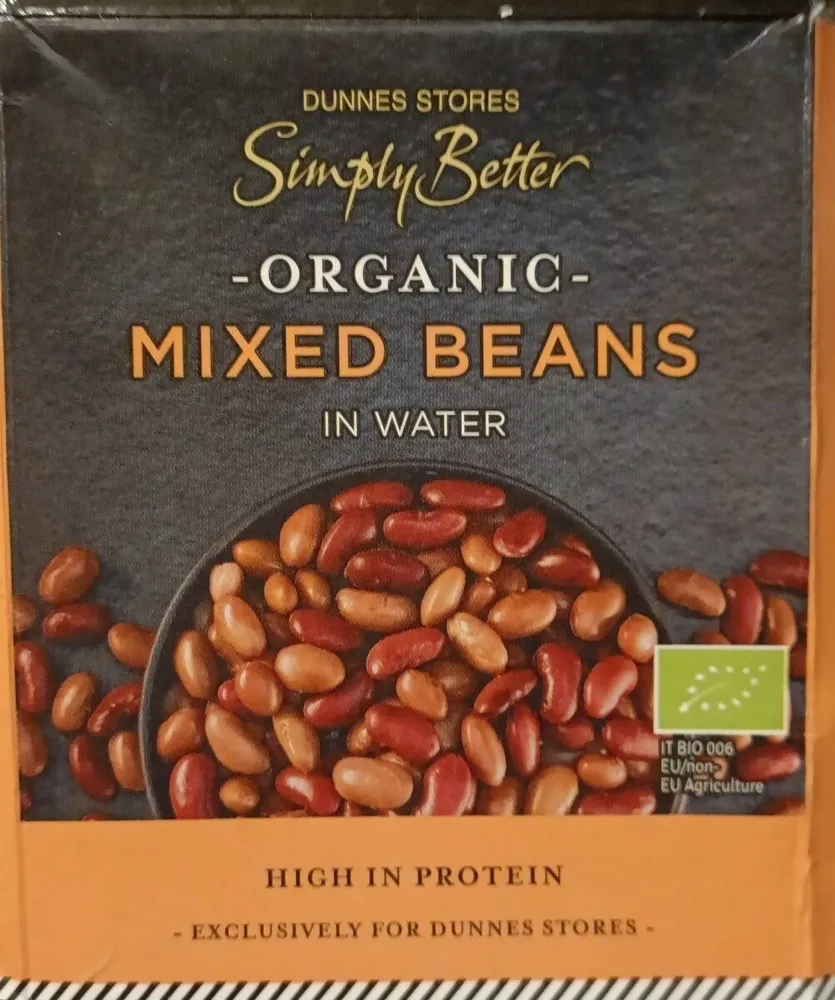 Organic mixed beans