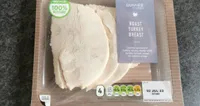 Roast turkey slices