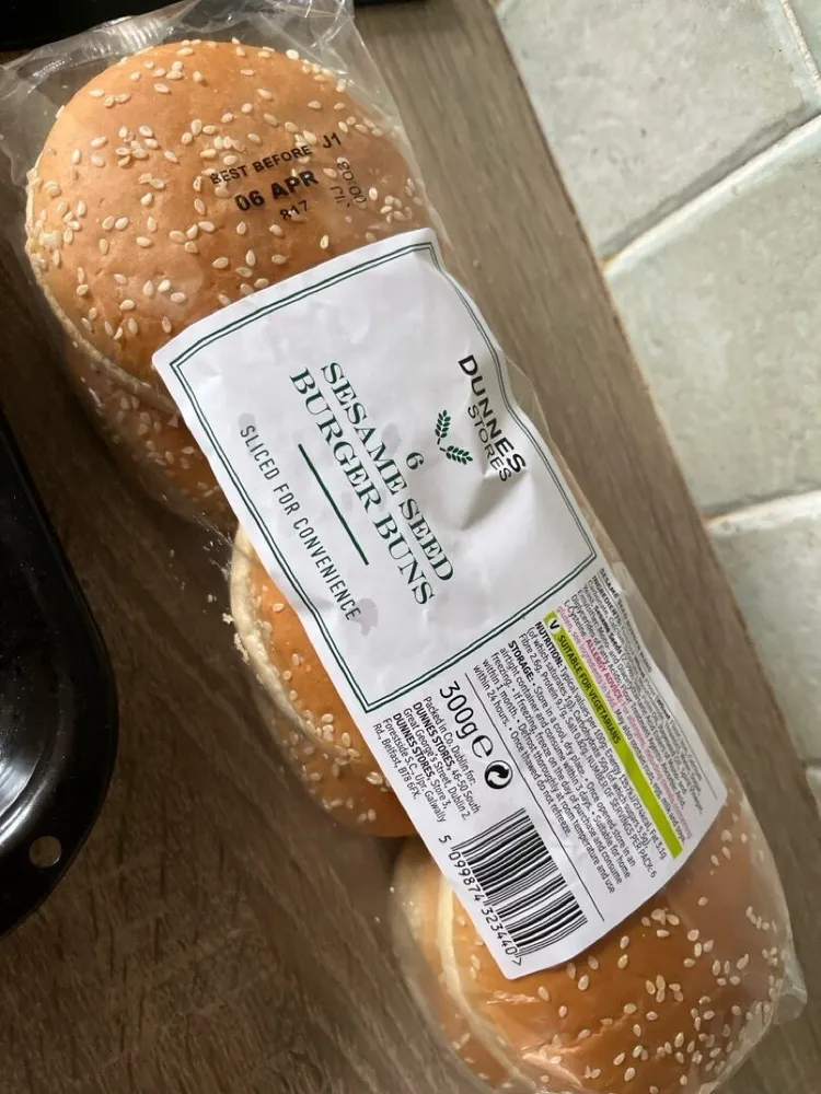 Sesame Seed Burger Buns