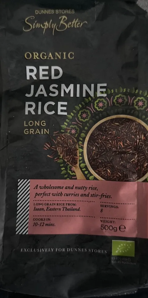 Organic Red Jasmine Rice