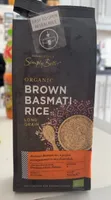 Organic brown basmati rice