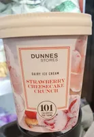 Dairy Ice-cream Strawberry cheesecake crunch