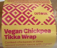 Vegan Chickpea Tikka Wrap