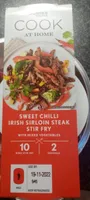 Sweet chilli irish sirloin steak stir fry
