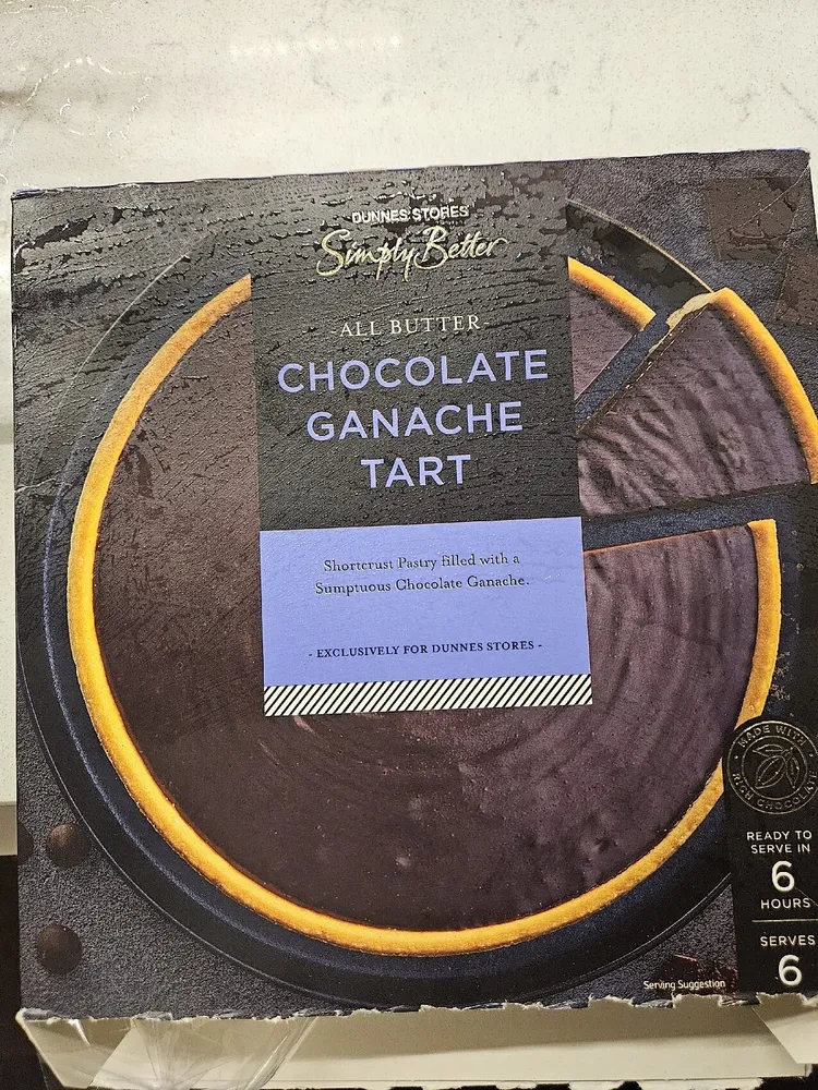 Simply Better All Butter Chocolate Ganache Tart