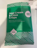 Sour cream and chive crisps