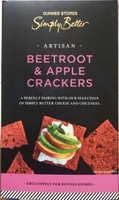 Beetroot& Apple Crackers