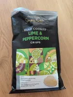 Lime And Peppercorn Crisps