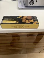 Lemon, Chia and Poppy Sable Biscuits