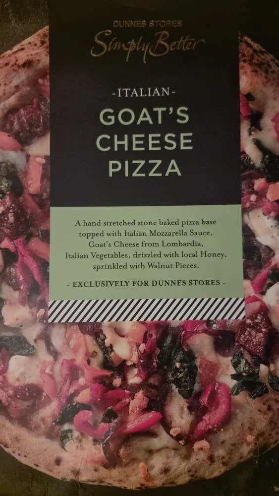 Italian Goats Cheese Pizza