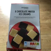 8 Chocolate Wafer Ice Creams