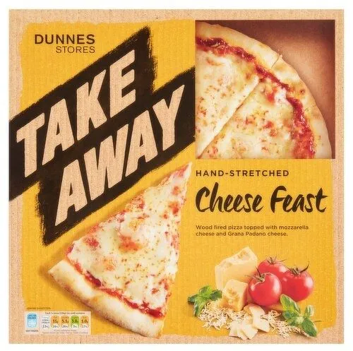 Takeaway Pizza Hand-Stretched Cheese Feast