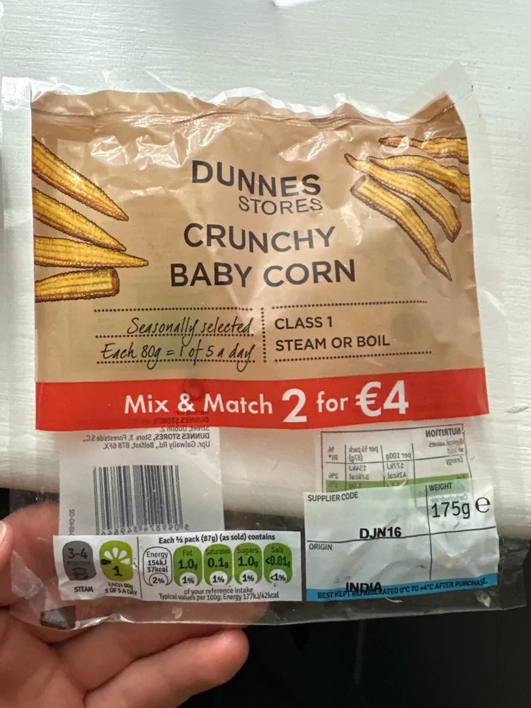 Crunchy Baby Corn
