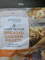 Breaded chicken fillets