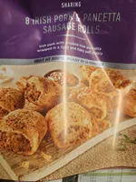 Irish pork and pancetta Sausage rolls