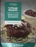 Plant base beefless burgers