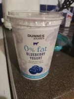 0% fat blueberry yoghurt