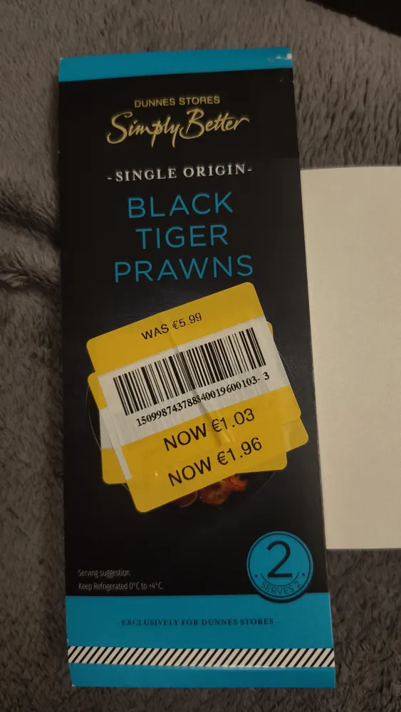 Single Origin Black Tiger Prawns