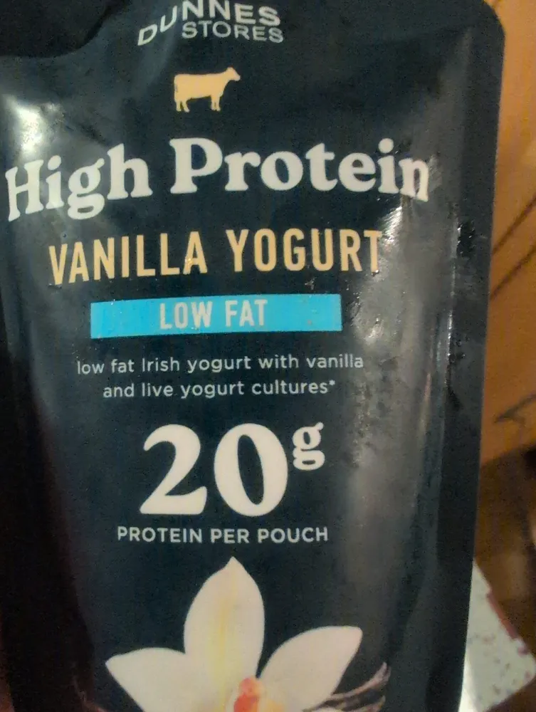 High Protein Vanilla Yogurt