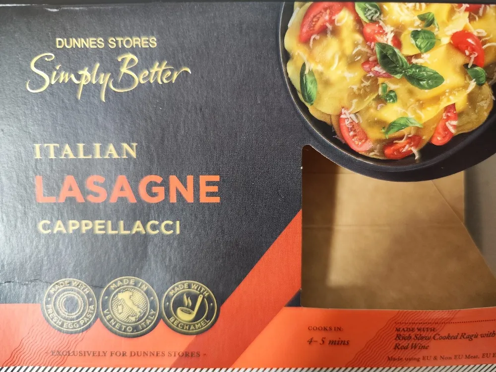Lasagne Cappellacci