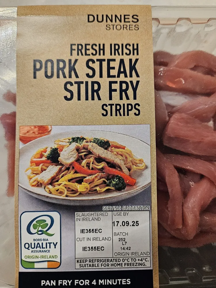 Pork Steak Stir Fry Strips