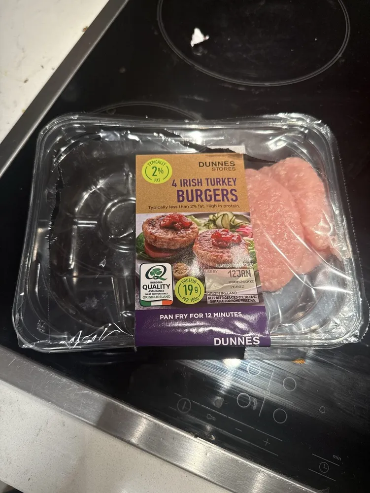 4 Irish Turkey Burgers