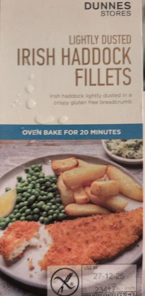 Lightly Dusted Irish Haddock Fillets