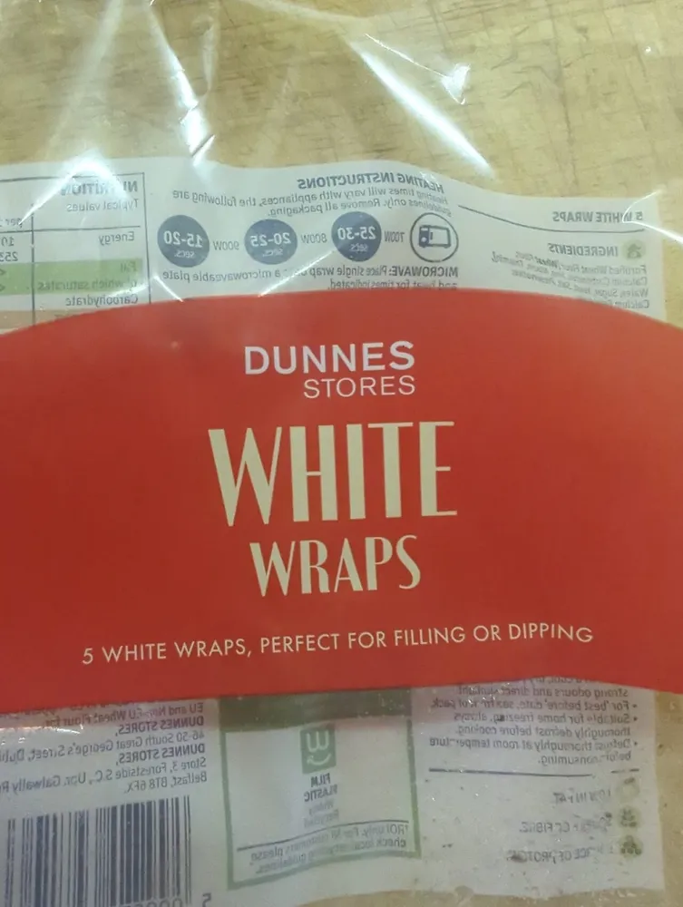 WHITE WRAPS