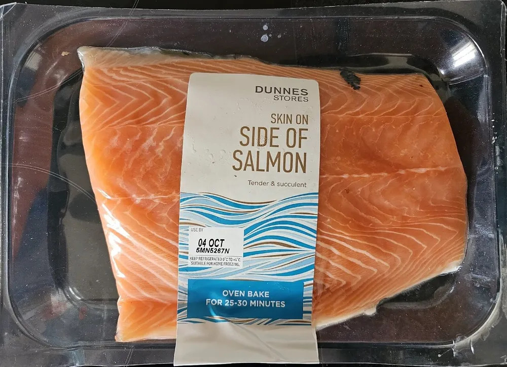 Skin On Side Of Salmon