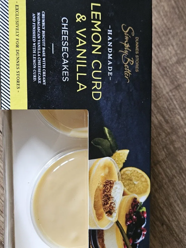 Simply Better Lemon Curd & Vanilla Cheesecake