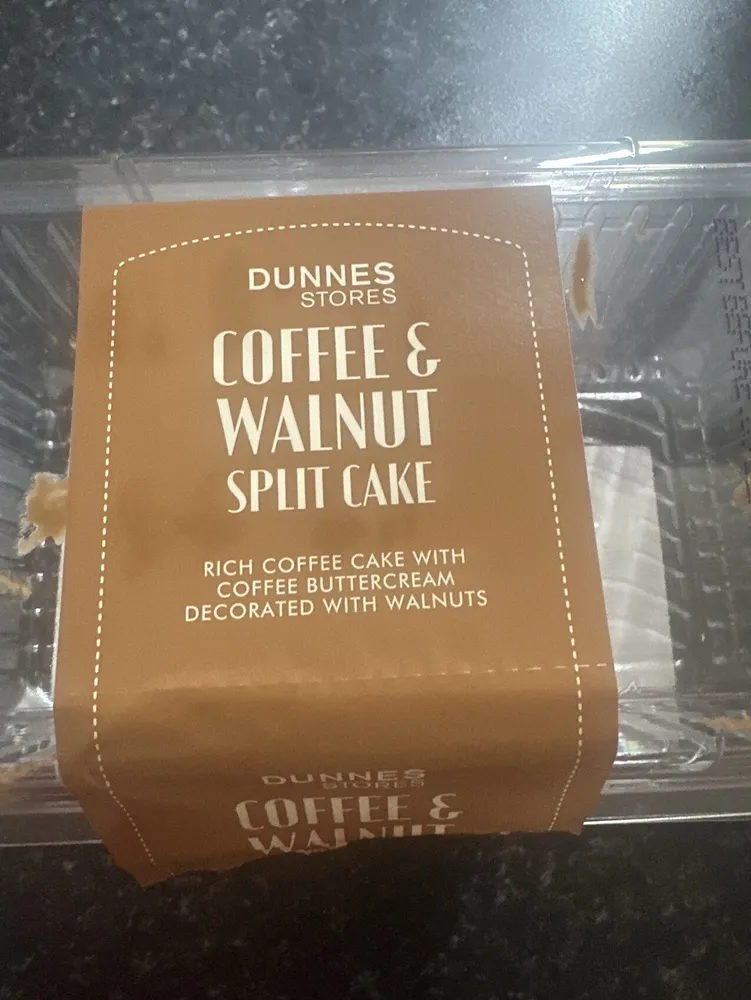 Coffee & Walnut Split Cake