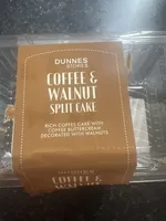 Coffee & Walnut Split Cake