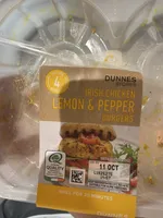 Irish Chicken Lemon & Pepper Burgers
