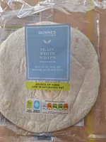 Plain White Wraps