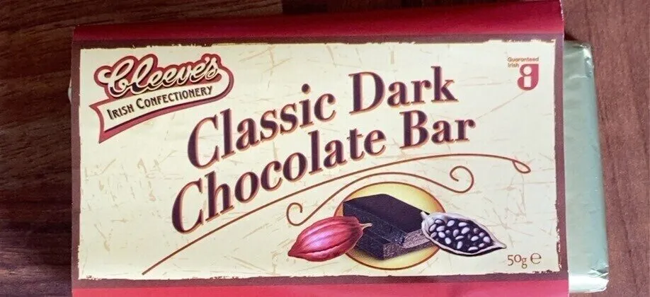 Classic dark chocolate bar