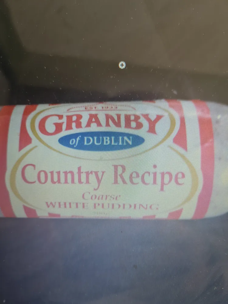 Coarse white pudding