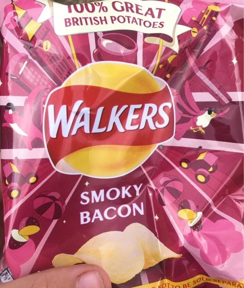 Walkers smoky bacon crisps
