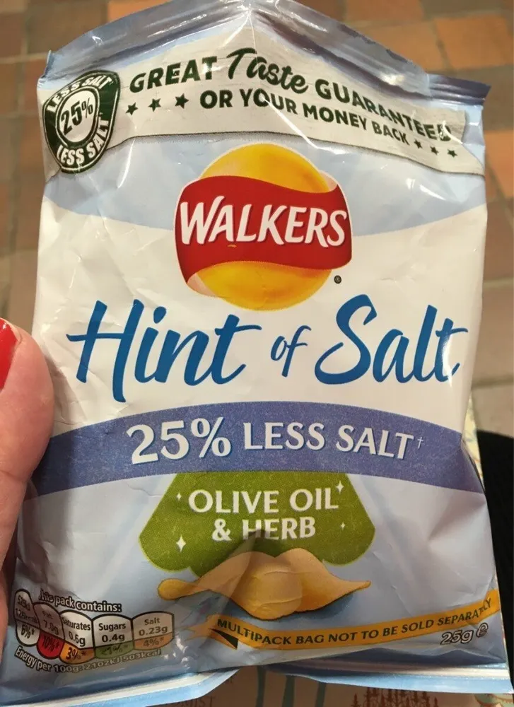 Walkers Hint of Salt