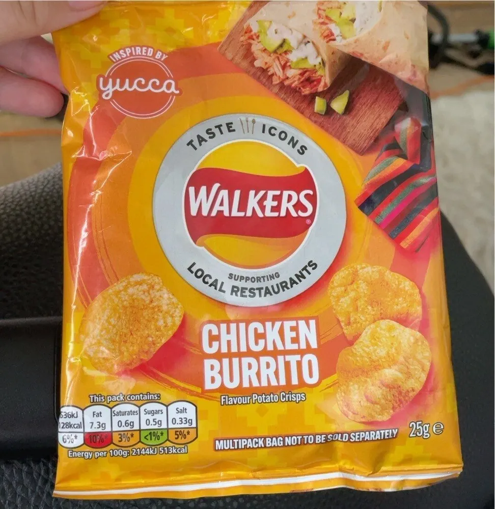 Chicken Burrito crisps
