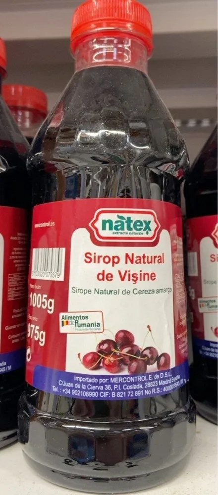 Sirope natural de cereza