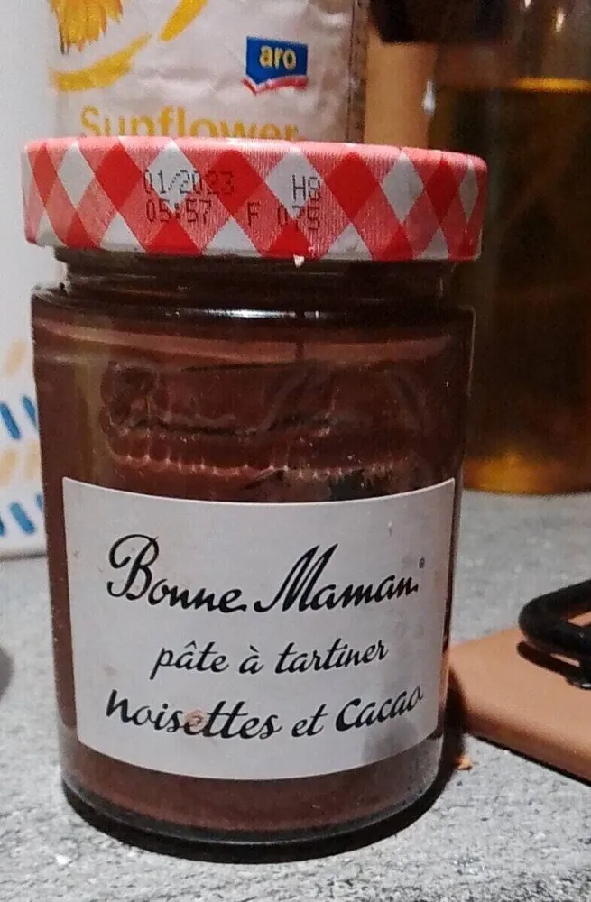 Pâte a tartiner noisettes et cacao