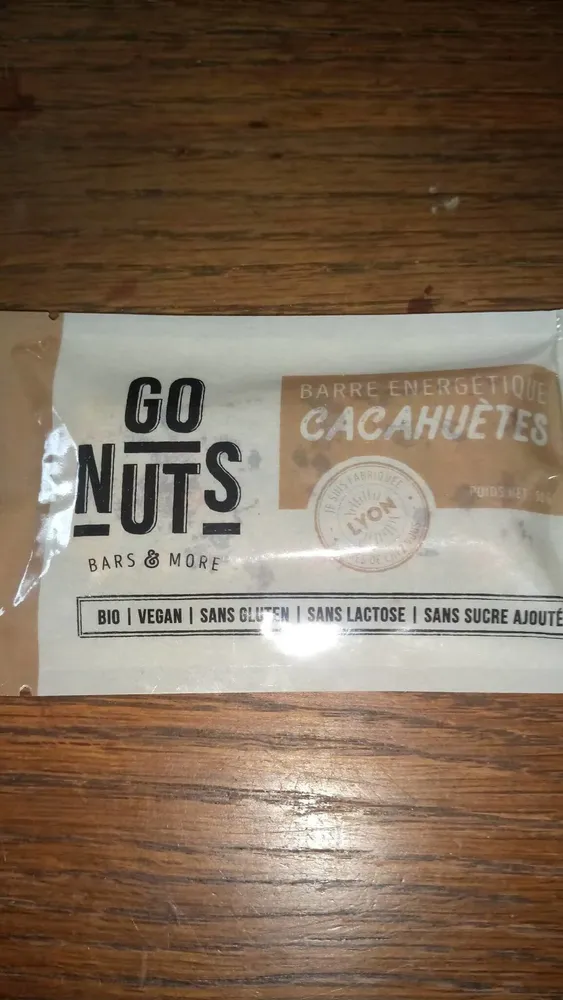 Barre énergétique cacahuètes